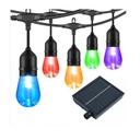 GUIRLANDE SOLAIRE 15 DOUILLES IP65 9m