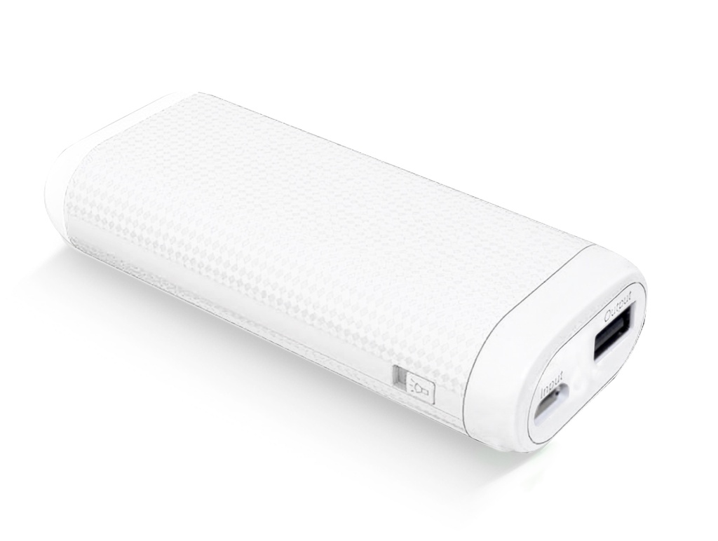 POWER BANK 4000 mAh BLANCHE + CABLE