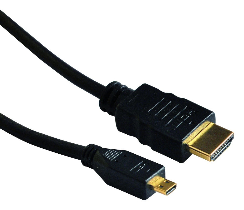 CORDON HDMI/MICRO HDMI 1.4 GOLD L 2M