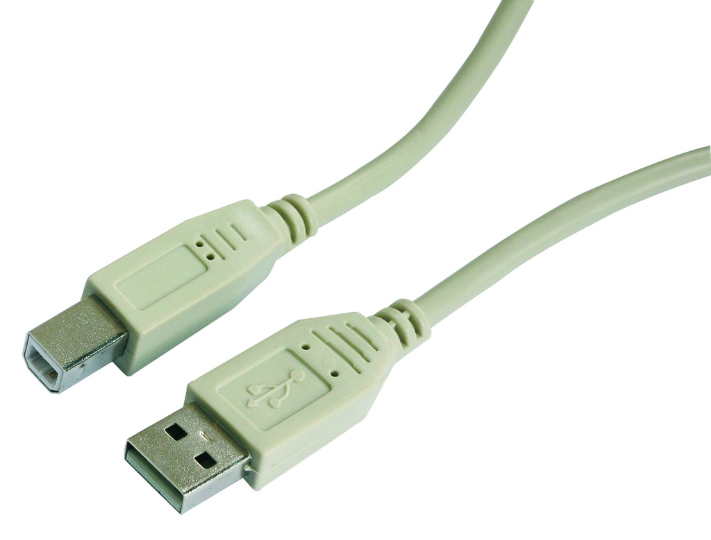 CÂBLE USB 2.0 A//B MÂLE//MÂLE 1,80 M