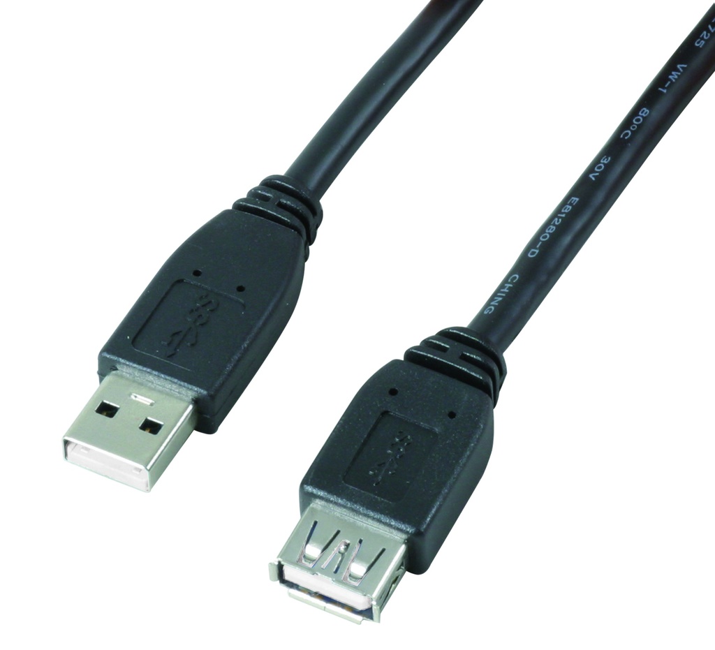 CORDON USB 2.0 - A MALE / A FEM. - 3M00