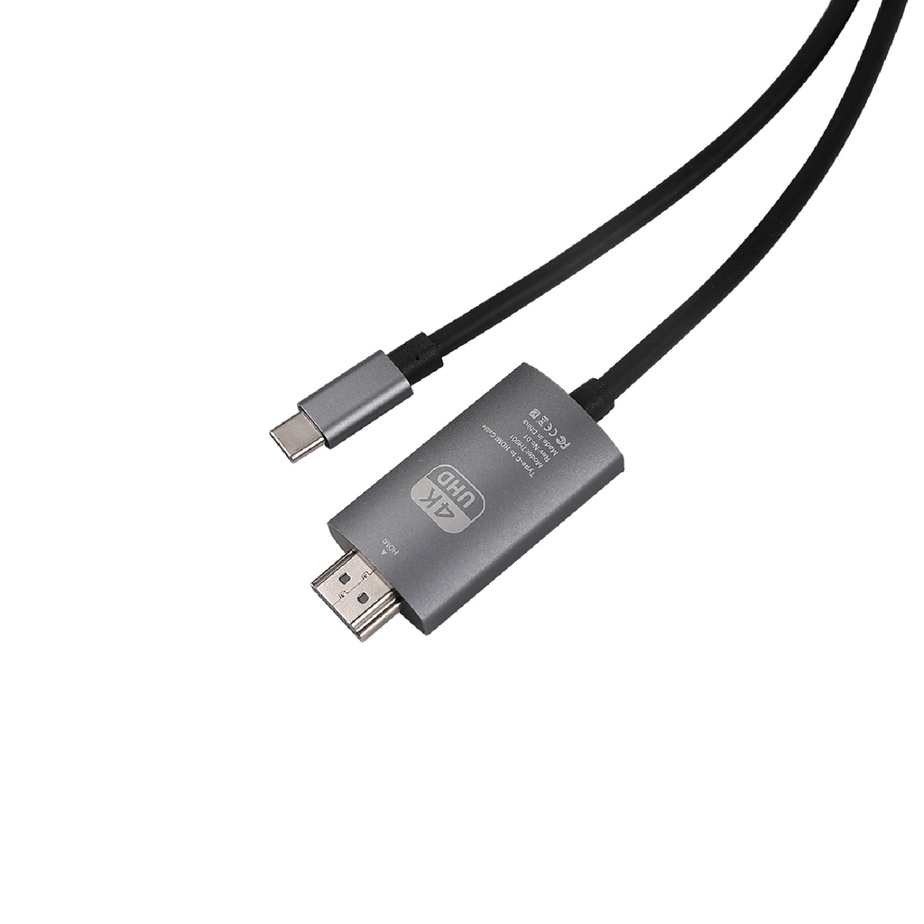 CORDON TYPE C MALE / HDMI MALE 4K 2m