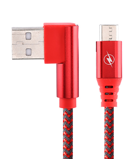 Cordons USB-A coudés