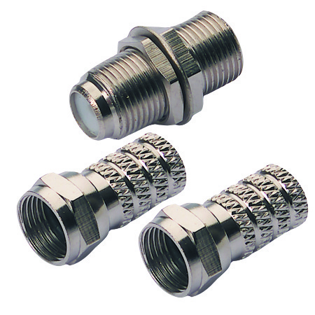 [960222] ADAPTATEUR "F" FEMELLE/FEMELLE + 2 "F"