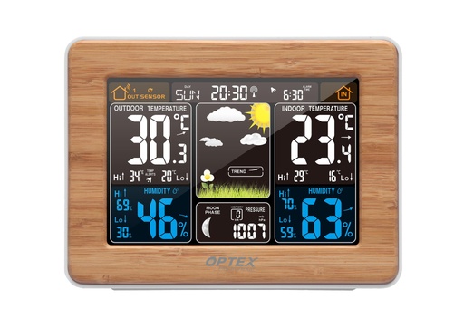 [990044] STATION METEO COULEUR - BAMBOU