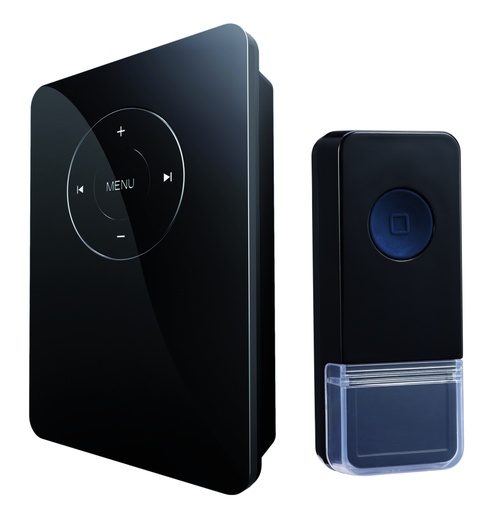 [990211] SONNETTE SANS FIL - 300 M - NOIR - MP3