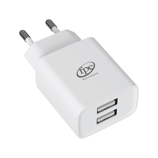 [001626] CHARGEUR 220V / 1000/2100 mA - 2 SORTIES