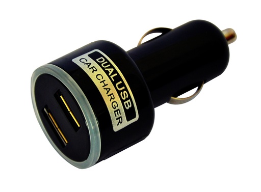 [001650] CHARGEUR VOITURE // 2000 mA - 2 SORTIES