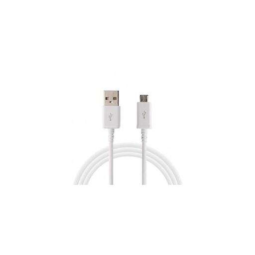 [015022] CORDON MICRO USB - BLANC - 1M00