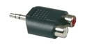 ADAPTATEUR JACK / RCA - JACK M / 2 RCA F