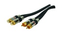 CORDON AUDIO 2 RCA M / 2 RCA FEM - 2M HQ