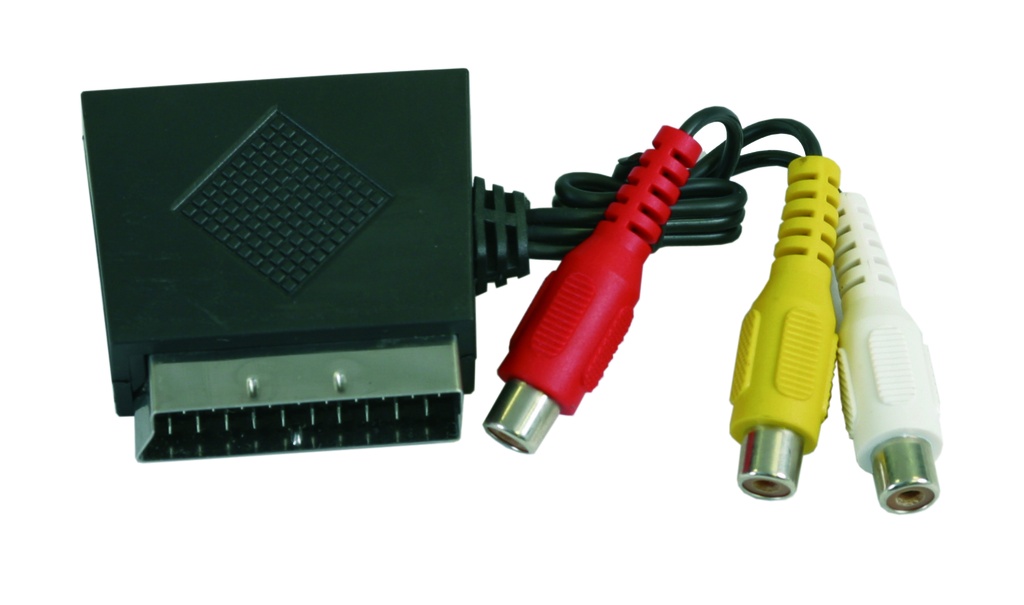 Adaptateur Péritel Femelle Vers Jack 3.5 Mm Mâle Stéréo - Marque Vauline, Neuf