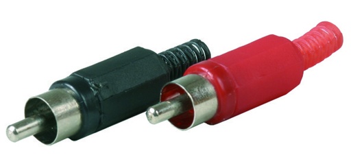 [960361] 2 FICHES RCA MALES PLASTIQUES