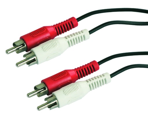 [960376] CORDON 2 RCA MALES / 2 RCA MALES - 1M20