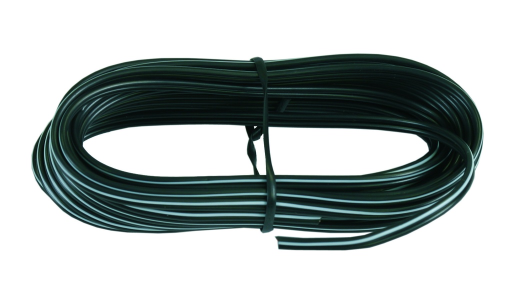 CABLE HP NOIR REPERE 2x0,35 MM - 10M00