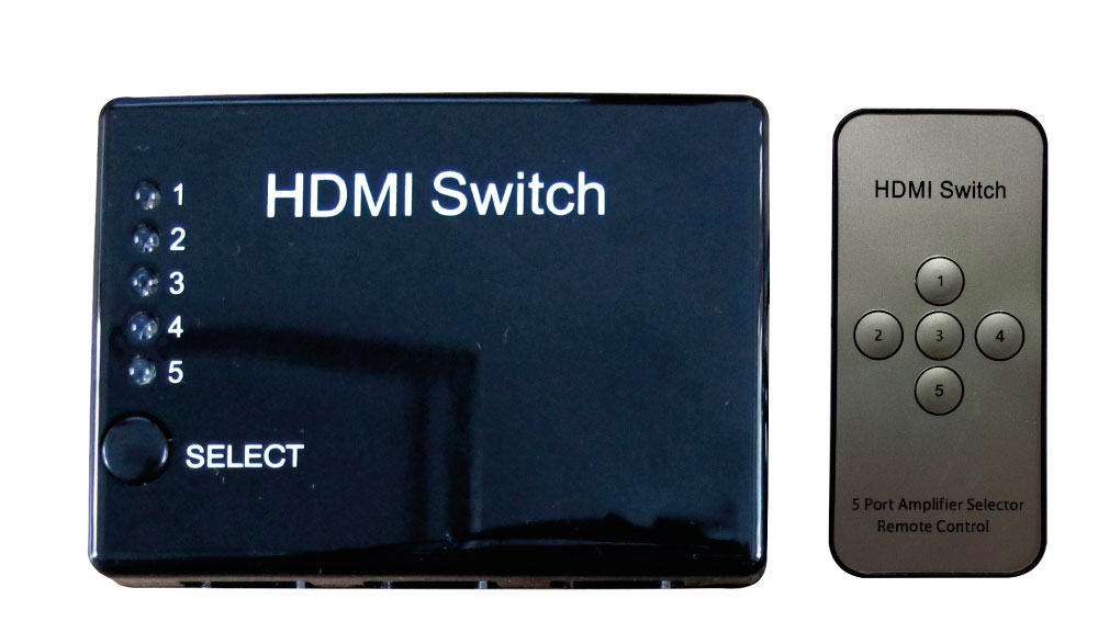 BOITIER COMMUT. HDMI 5 ENTREES