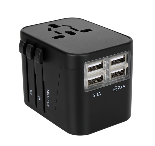 [001629] CHARGEUR UNIVERSEL VOYAGE 4 PORTS USB