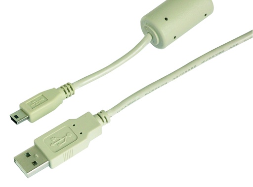 [005881] CÂBLE USB 2.0 A MINI USB 5 BROCHES MÂLES
