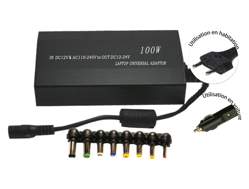 [090131] ALIMENTATION NOTEBOOK 2 EN 1 EN 100W