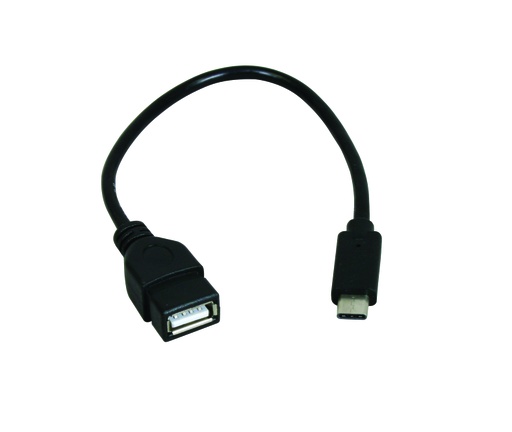 [093038] CÂBLE USB 3.1 TYPE C / USB 2.0 A FEM OTG