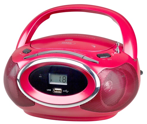[000608] RADIO CD USB ROUGE