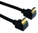 CORDON HDMI 1.4 FICHES 90° 28 AWG