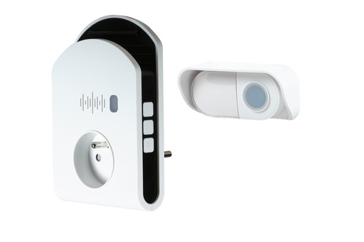 [990254] SONNETTE SANS FIL - 200 M -  2 USB