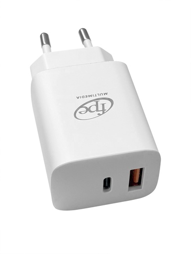 [015065] CHARGEUR 2 SORTIES USB-A USB-C 35W