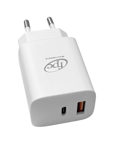 [015065] CHARGEUR 2 SORTIES USB-A USB-C 35W