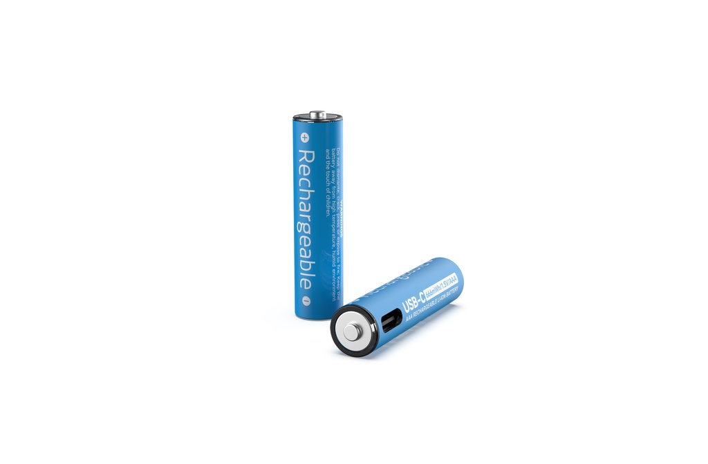 4 PILES RECHARGEABLE USB C AAA