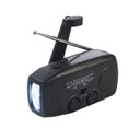 RADIO PORTABLE FM SOLAIRE + MANIVELLE