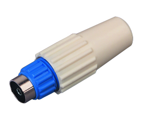 [093351] FICHE COAXIALE FEMELLE RESEAU CABLE