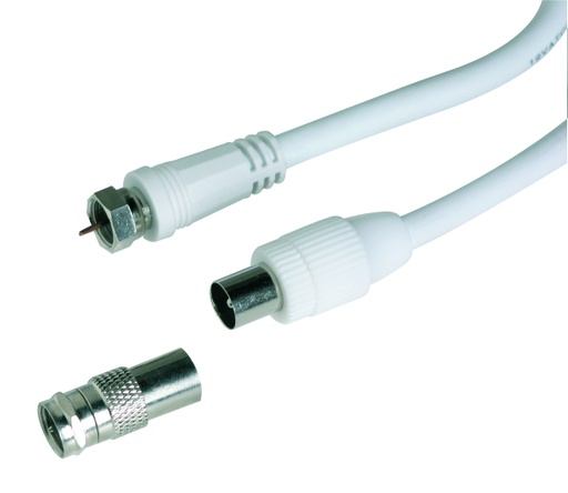 [401012] CORDON SATELLITE COAXIAL / FICHE F
